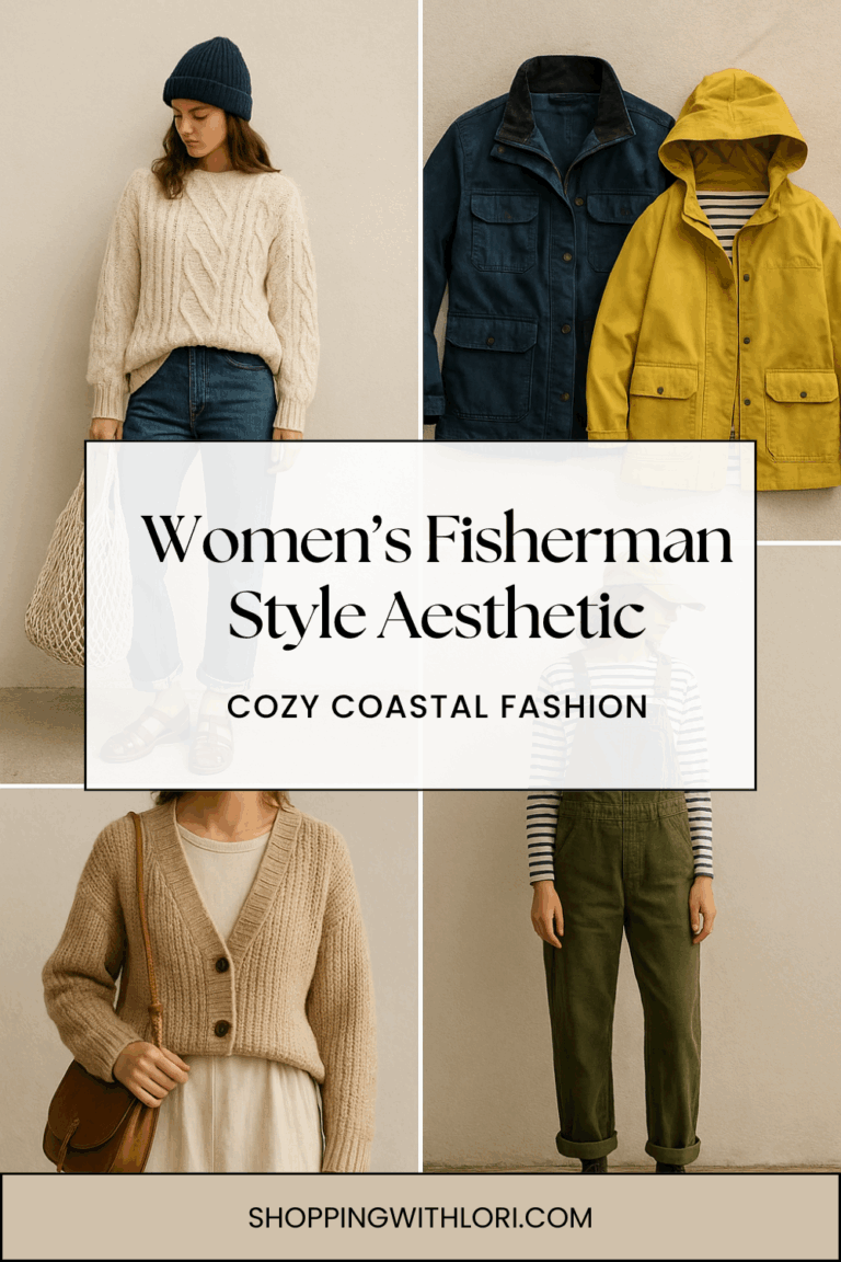 Women’s Fisherman Style Aesthetic: Cozy, Coastal Fashion