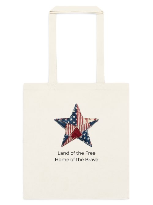Quilted Star Americana Tote Bag